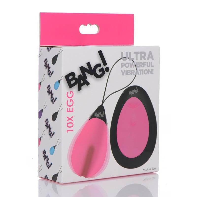 Bang!10X Vibrating Egg & Remote - Take A Peek