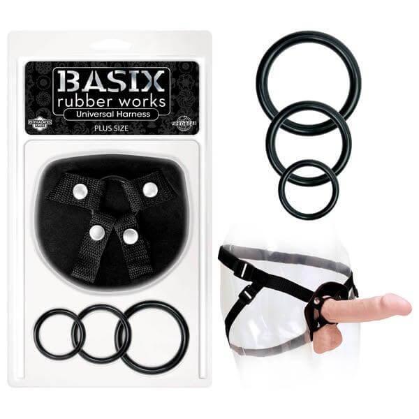 Basix Rubber Works Universal Harness - Plus Size - Take A Peek