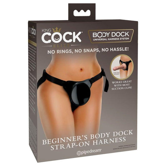 King Cock Elite Beginner's Body Dock Strap-On Harness - Take A Peek