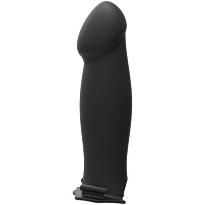 Be Bold 8in Large Dong 2 Pc Hollow Silicone Strap-On Set - Take A Peek