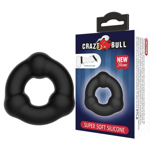 Ribbed Silicone Ring "Crazy Bull" 18mm - Take A Peek