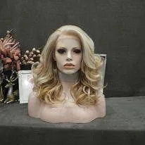 Blonde Mix With Gold Tinsel Wig - Take A Peek