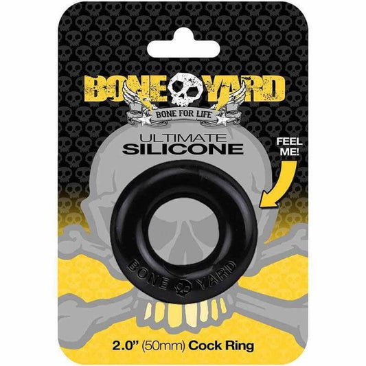 Boneyard Ultimate Silicone Ring Black - Take A Peek