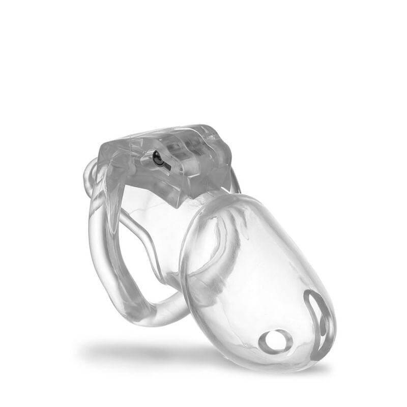 Brutus Stealth Chastity Cage Clear - Take A Peek