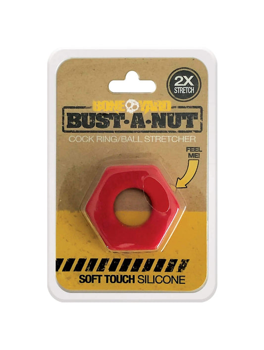 Bust a Nut Cockring Red - Take A Peek