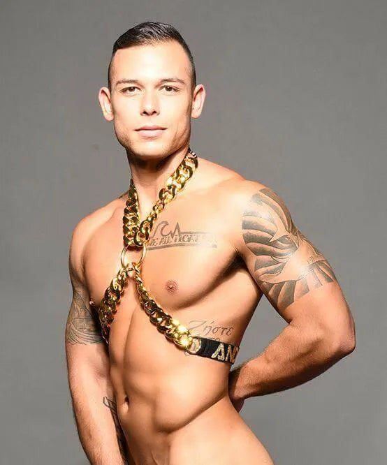 Chains Of Love Harness - Take A Peek