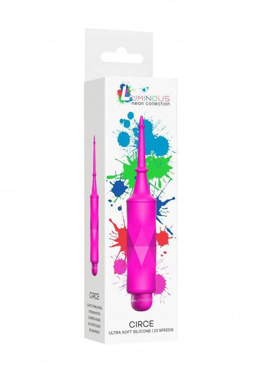 Circe - ABS Bullet With Silicone Sleeve - 10-Speeds - Fuchsia - Take A Peek