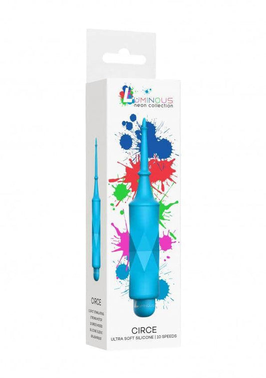 Circe - ABS Bullet With Silicone Sleeve - 10-Speeds - Turquoise - Take A Peek