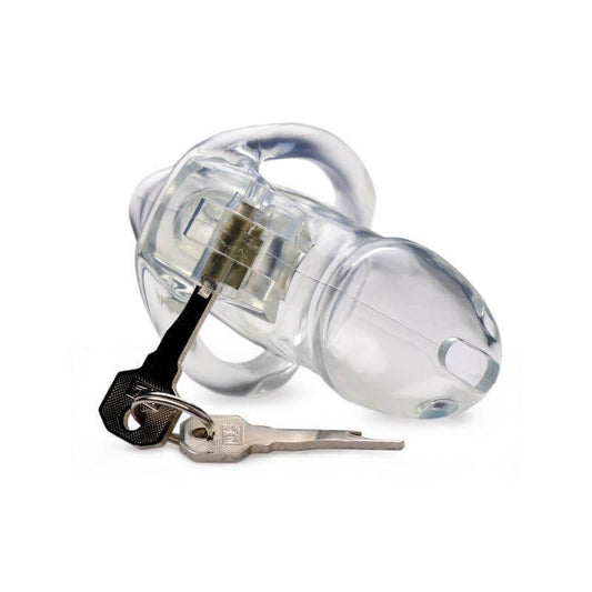 Clear Captor Chastity Cage - Small - Take A Peek