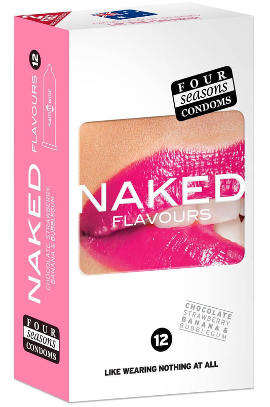 Condom Ultra Thin 12pk Naked Flavours 54mm - (Sold In Packs Of 6) - Take A Peek