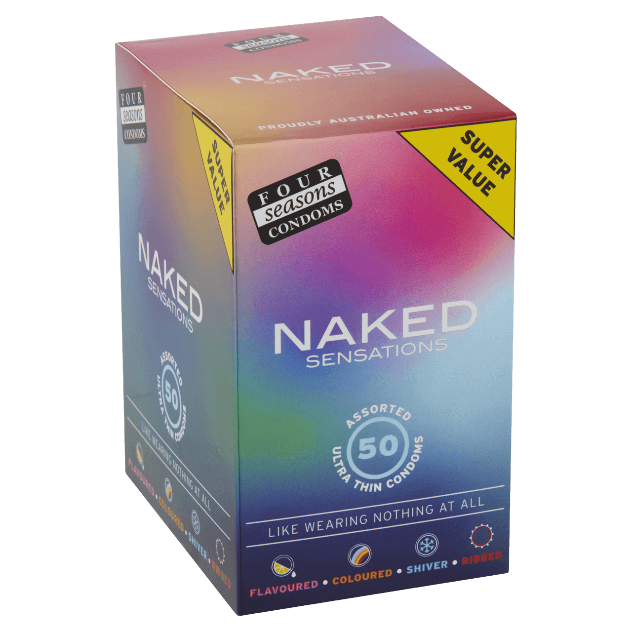 Condom Ultra Thin 50pk Naked Sensations - Take A Peek