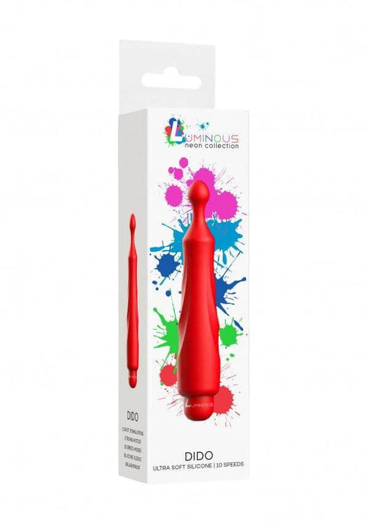 Dido - ABS Bullet With Silicone Sleeve - 10-Speeds - Red - Take A Peek