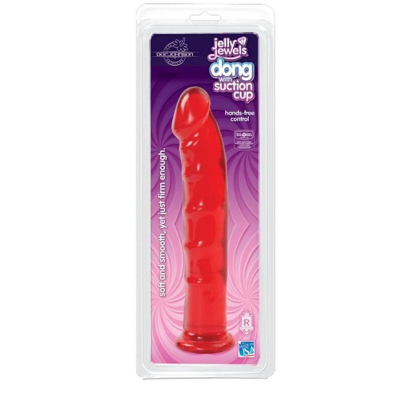 Dong With Suction Cup Ruby - Take A Peek