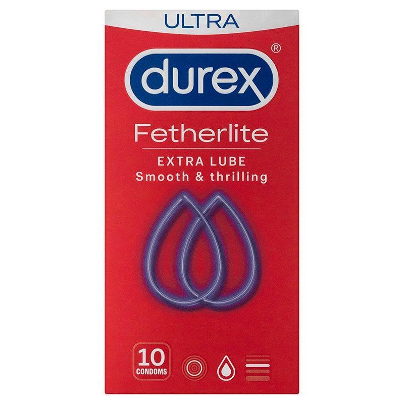Durex Fetherlite Ultra Extra Lube Condoms - Take A Peek