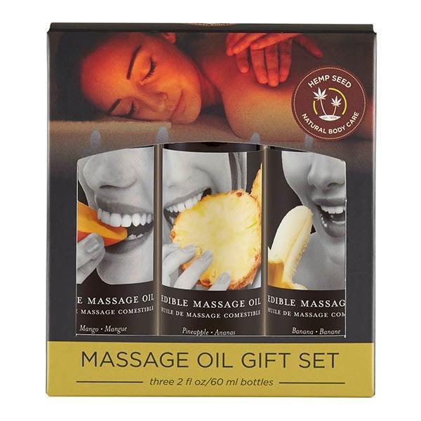 Edible Tropical Massage Oil Trio - Take A Peek