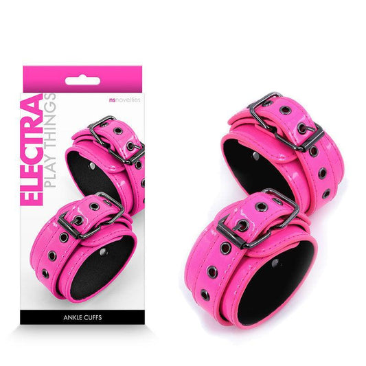 Electra Ankle Cuffs - Pink - Take A Peek