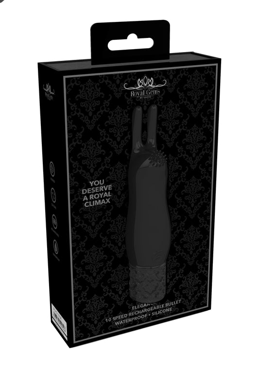 Elegance - Rechargeable Silicone Bullet - Black - Take A Peek