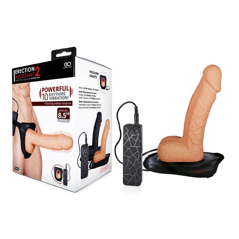 Erection Assistant 2 Vibrating Hollow Strap-On - Take A Peek