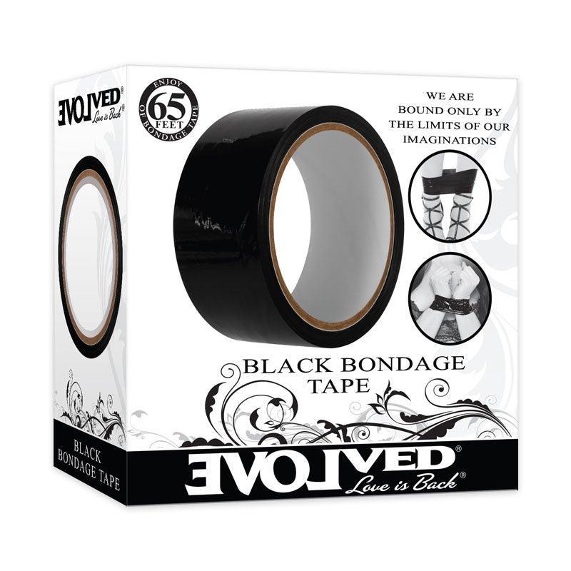 Evolved Black Bondage Tape - Take A Peek