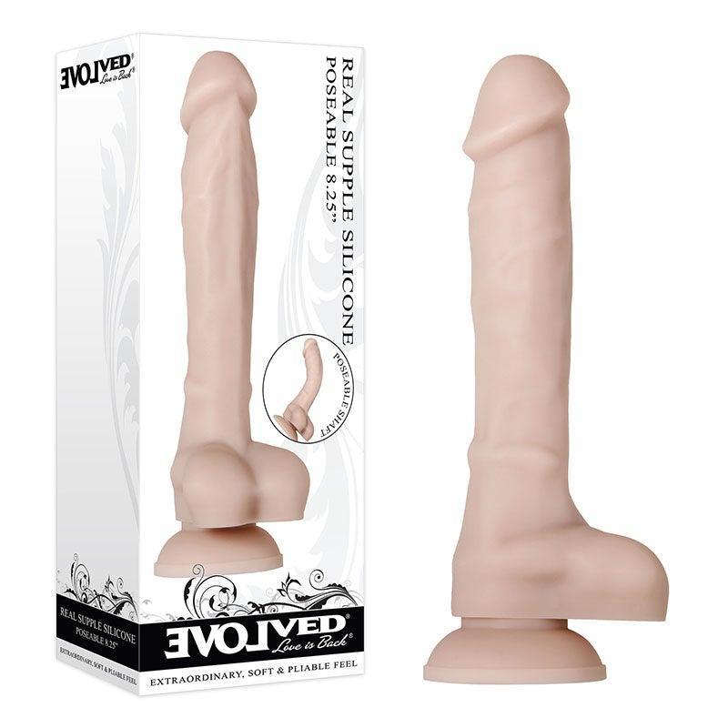 Evolved Real Supple Silicone Poseable 8.25'' - Take A Peek