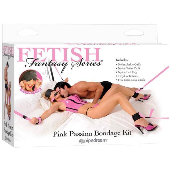 Fetish Fantasy Series Pink Passion Bondage Kit - Take A Peek