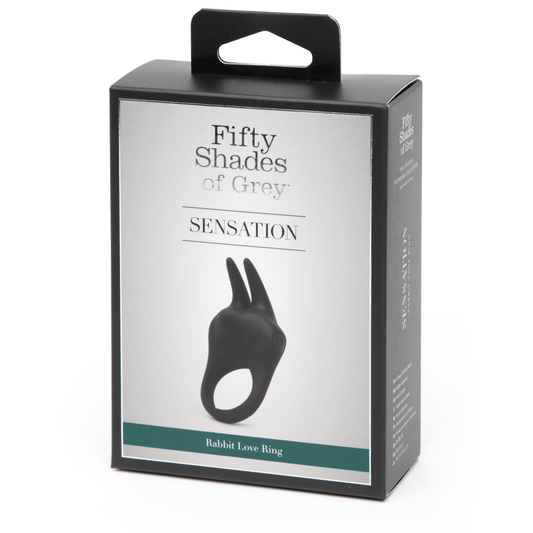 Fifty Shades of Grey Sensation Rechargeable Vibrating Rabbit Love Ring... - Take A Peek