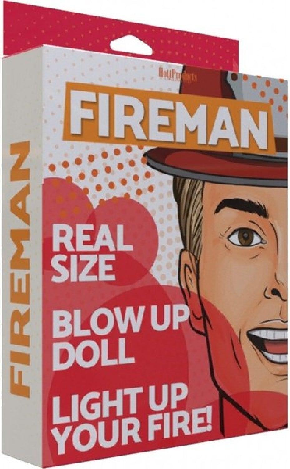 Fireman Inflatable Doll - Take A Peek