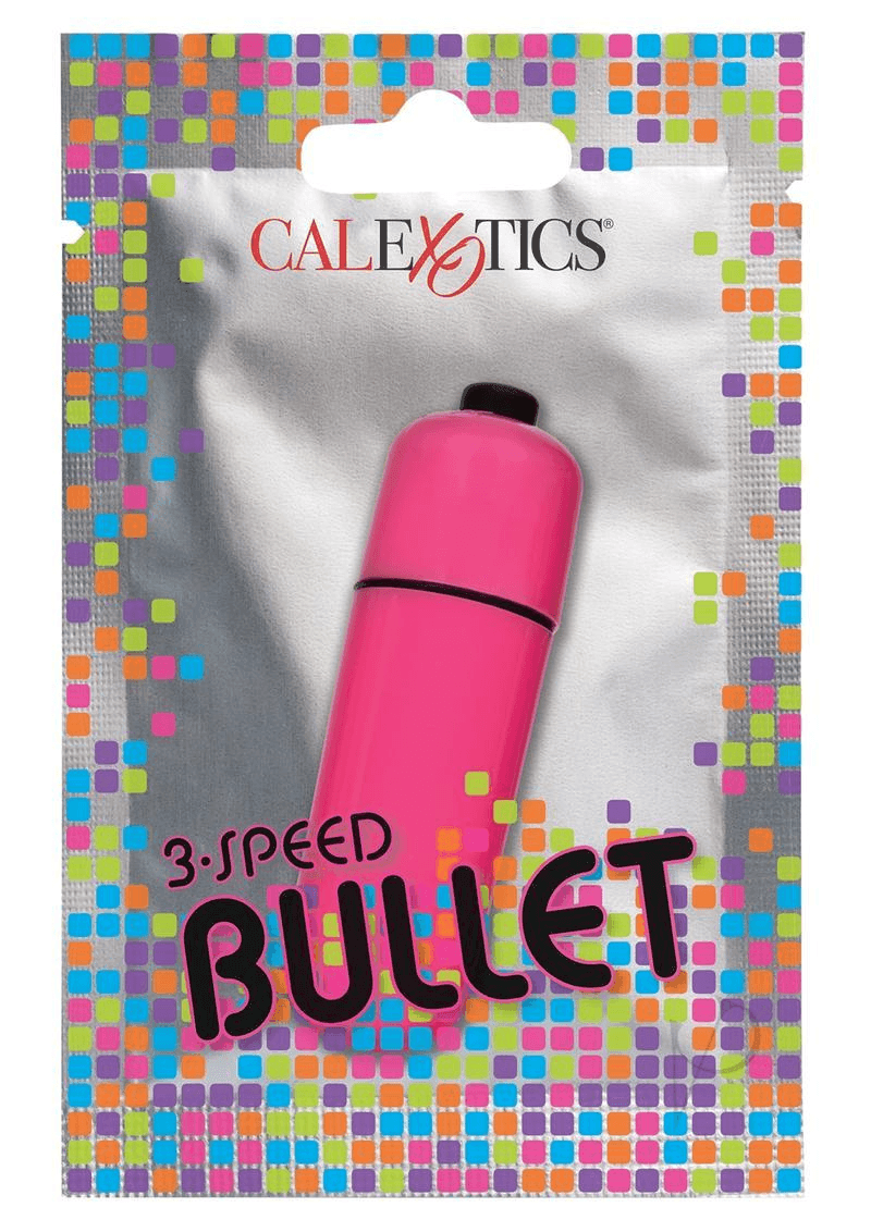Foil Pack 3-Speed Bullet - Pink (Prepack of 24) - Take A Peek