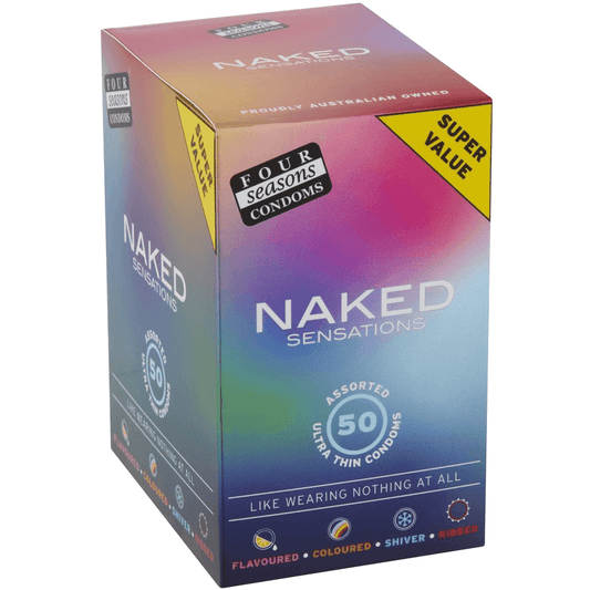 Four Seasons Naked Sensation 50pk Condoms - Take A Peek