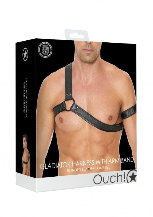 Gladiator Harness - One Size - Black - Take A Peek
