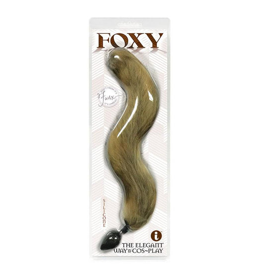 Foxy Fox Tail Silicone Butt Plug - Take A Peek