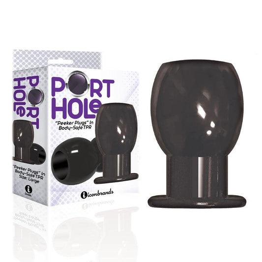 The 9's Port Hole, Hollow Butt Plug - Take A Peek
