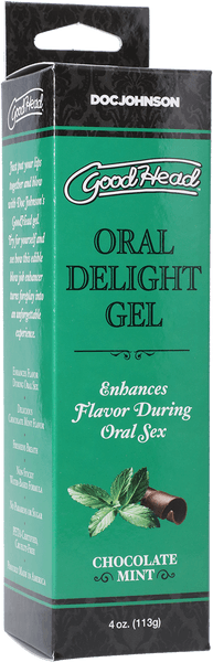 Oral Delight Gel - Chocolate Mint - 4 Oz. - Take A Peek