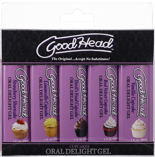 Oral Delight Gel Cupcakes - 5 Pack - Take A Peek