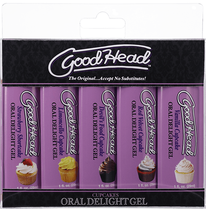 Oral Delight Gel Cupcakes - 5 Pack - Take A Peek