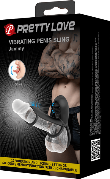 Vibrating Penis Sling Jammy - Take A Peek