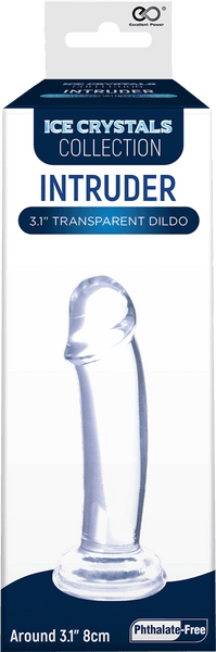 Intruder 3.1" Transparent Dildo (Clear) - Take A Peek