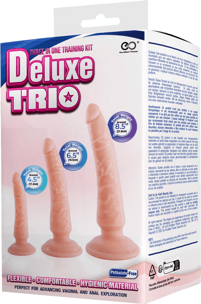 Deluxe Trio 3in1 Training Kit (Flesh) - Take A Peek