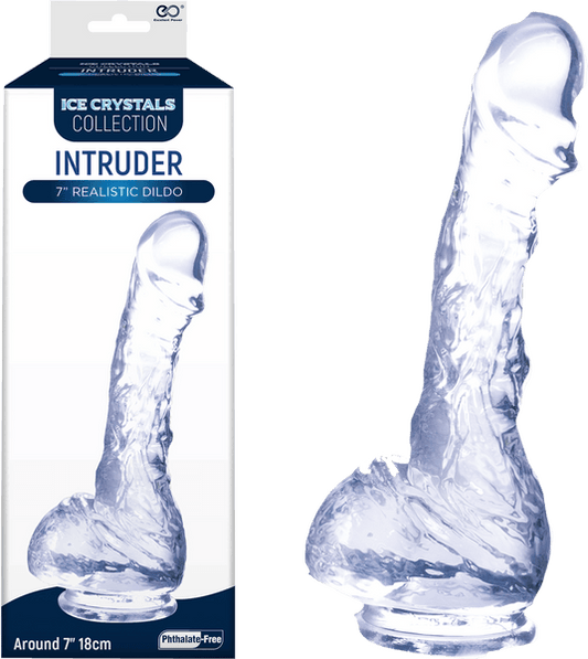Intruder 7" Realistic Dildo (Clear) - Take A Peek
