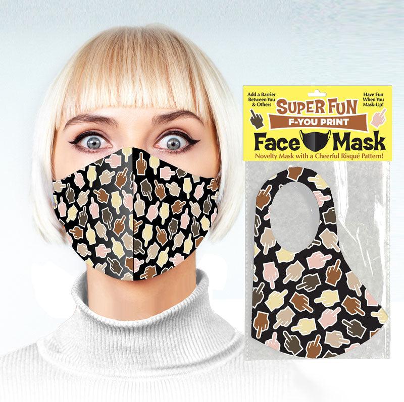 Super Fun Face Mask - F U Finger - Take A Peek