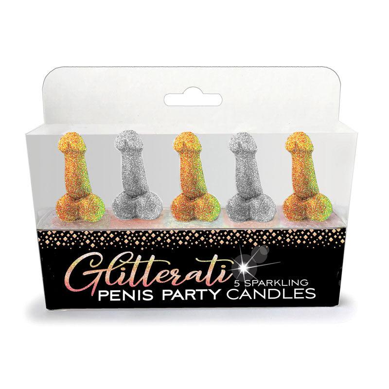 Glitterati - Penis Party Candles - Take A Peek