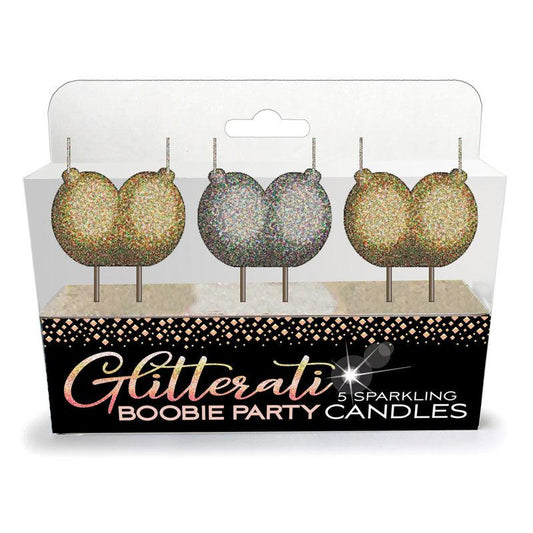 Glitterati - Boobie Candle Set - Take A Peek
