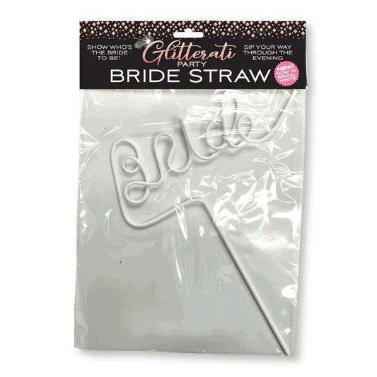 Glitterati Bride Straw - Take A Peek
