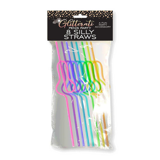 Glitterati Penis Silly Straws - Take A Peek