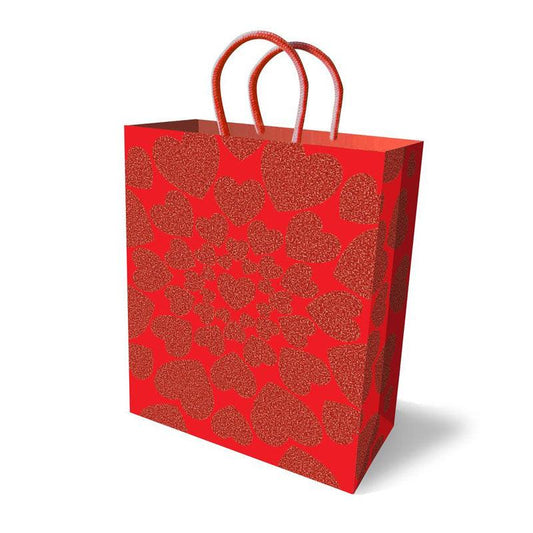 Gift Bag - Glitter Hearts - Take A Peek
