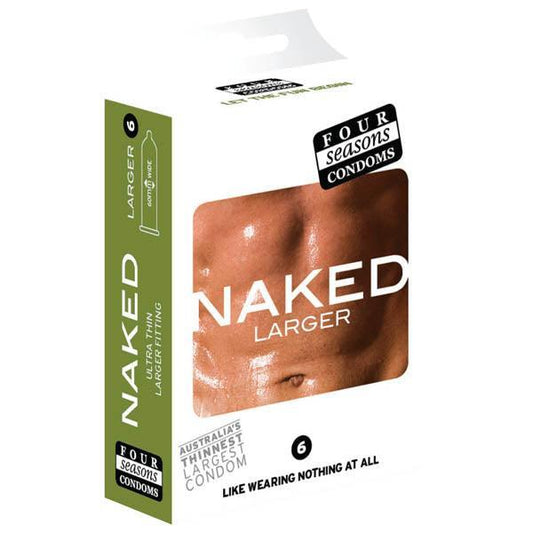 Naked Larger Fitting Condoms - Take A Peek