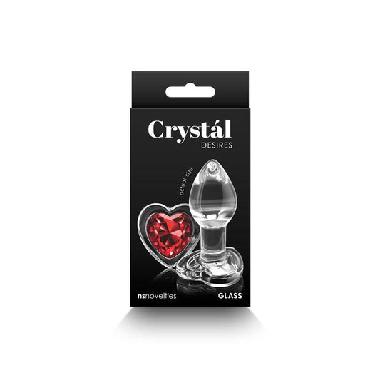 Crystal Desires - Red Heart - Small - Take A Peek