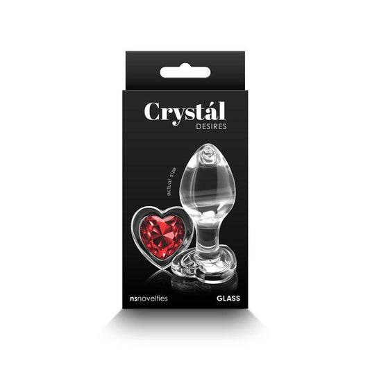 Crystal Desires - Red Heart - Medium - Take A Peek