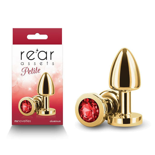 Rear Assets Petite - Gold with Red Gem - Take A Peek