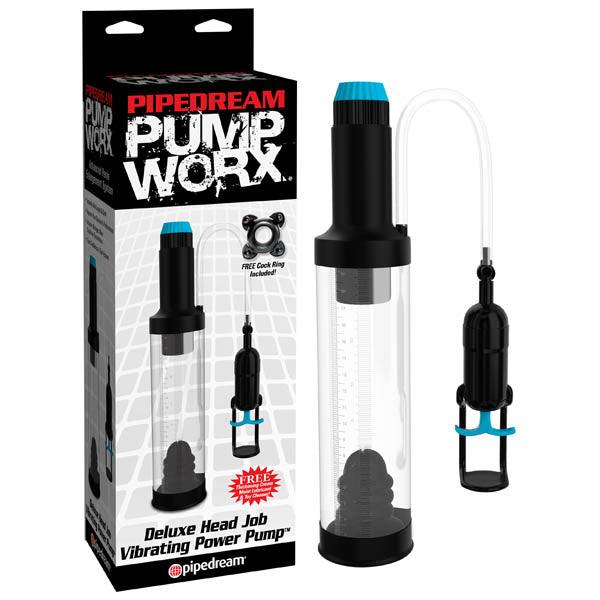 Pump Worx Deluxe Head Job Vibrating Power Pump - Take A Peek
